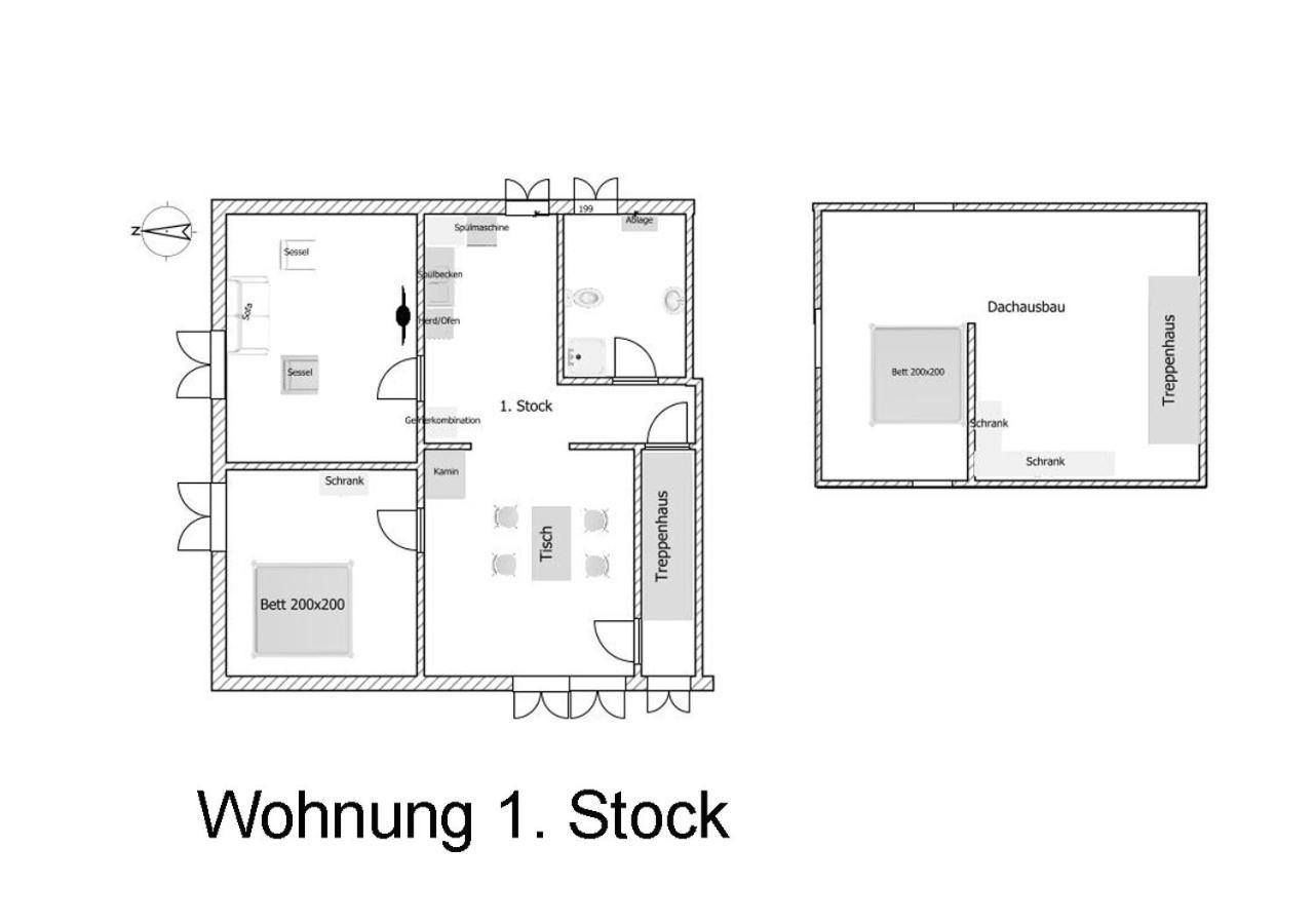 Westensee"Haus Auf Dem Berg"公寓 外观 照片